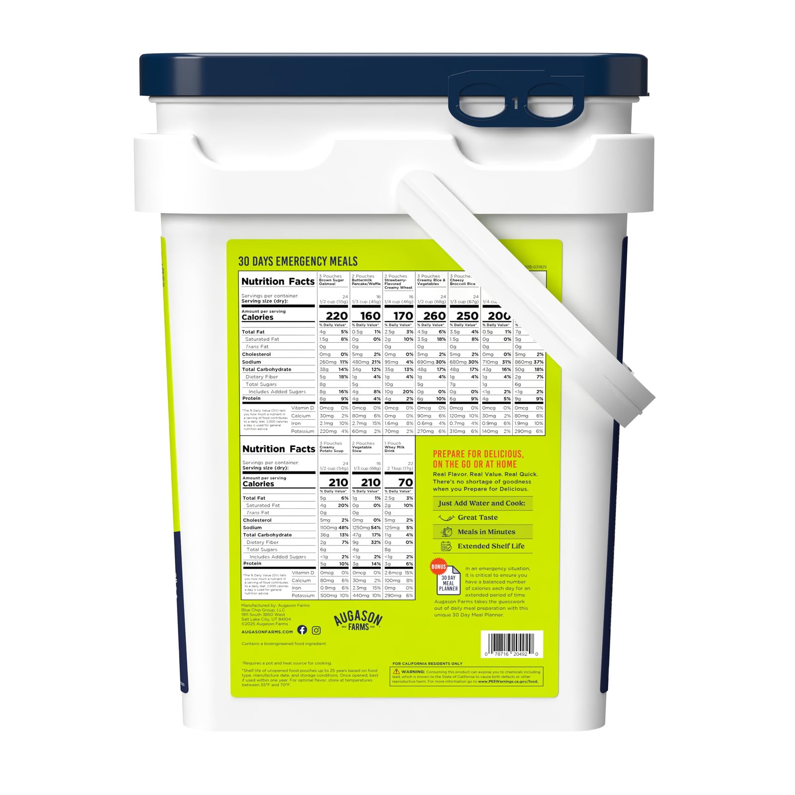 Amazon.com : Augason Farms 30 Day Emergency Food Supply Kit - 1